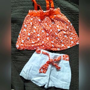 Orange toddler set